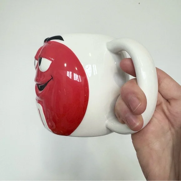 Vintage Red M&M's Giant Shaped Character Mug - Picture 5 of 8